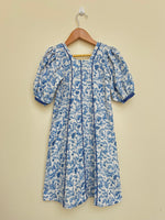 Load image into Gallery viewer, KIDS RESORT WEAR - RESORT WEAR - Puffed Sleeve - Blue Floral