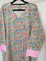 Load image into Gallery viewer, BEDAZZLED COLLECTION - Chinese Buttons Jalabiya - Pastel Garden