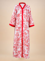Load image into Gallery viewer, RESORT WEAR - Front Buttons - Tropical Red
