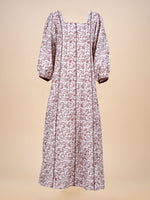 Load image into Gallery viewer, RESORT WEAR - Puffed Sleeve - Brown Floral