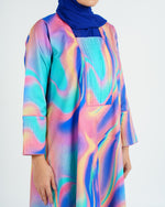 Load image into Gallery viewer, Indian Cotton Linear Panels +Shailah - Pastel Gradient