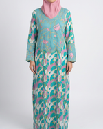 Load image into Gallery viewer, Embroidery Jalabiya - Blue Chains