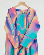 Load image into Gallery viewer, Indian Cotton Linear Panels +Shailah - Pastel Gradient