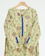 Load image into Gallery viewer, Indian Cotton Decorative Buttons Jalabiya +Shailah - Ottoman Floral