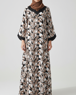 Load image into Gallery viewer, Organza Touch - Black and Beige