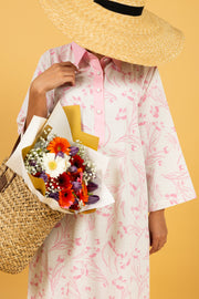 RESORT WEAR - Shirt Collar - Baby Pink