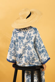 RESORT WEAR - Front Buttons - Tropical Blue