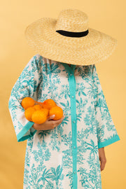 RESORT WEAR - Front Buttons - Tropical Turquoise