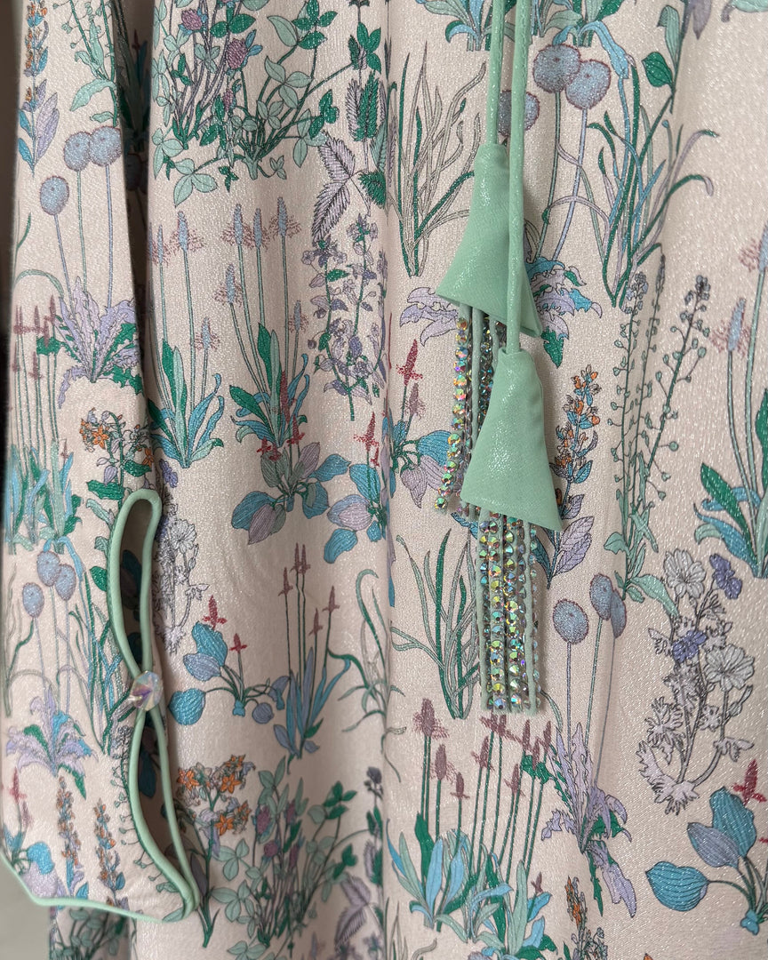BEDAZZLED COLLECTION - Waves Jalabiya - Pastel Wildflower
