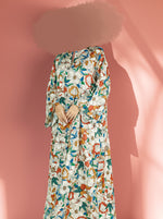 Load image into Gallery viewer, Bell Sleeves Jalabiya - Floral
