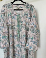 BEDAZZLED COLLECTION - Waves Jalabiya - Pastel Wildflower