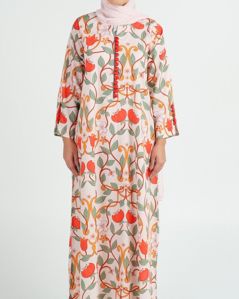 Indian Cotton Decorative Buttons Jalabiya - Andalus Garden