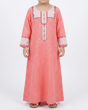 KIDS ZARI COLLECTION - Vertical Motif Jalabiya