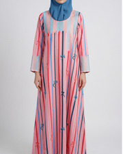 ZARI COLLECTION - Stripped Ribbon Jalabiya