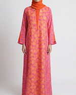 Load image into Gallery viewer, MYAZAA COLLECTION - Orange and Pink 2 Jalabiya
