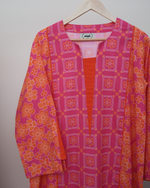 Load image into Gallery viewer, MYAZAA COLLECTION - Orange and Pink 1 Jalabiya