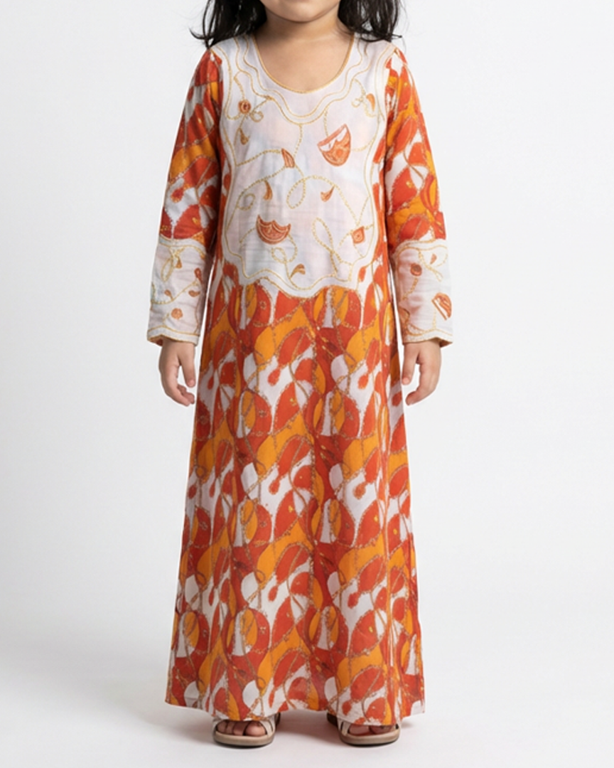 KIDS EMBROIDERY COLLECTION - Red Chains