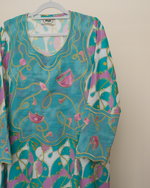 Load image into Gallery viewer, Embroidery Jalabiya - Blue Chains