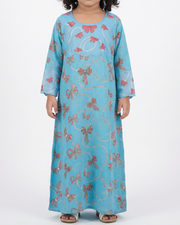 KIDS EMBROIDERY COLLECTION - Blue and Red Bow Chains