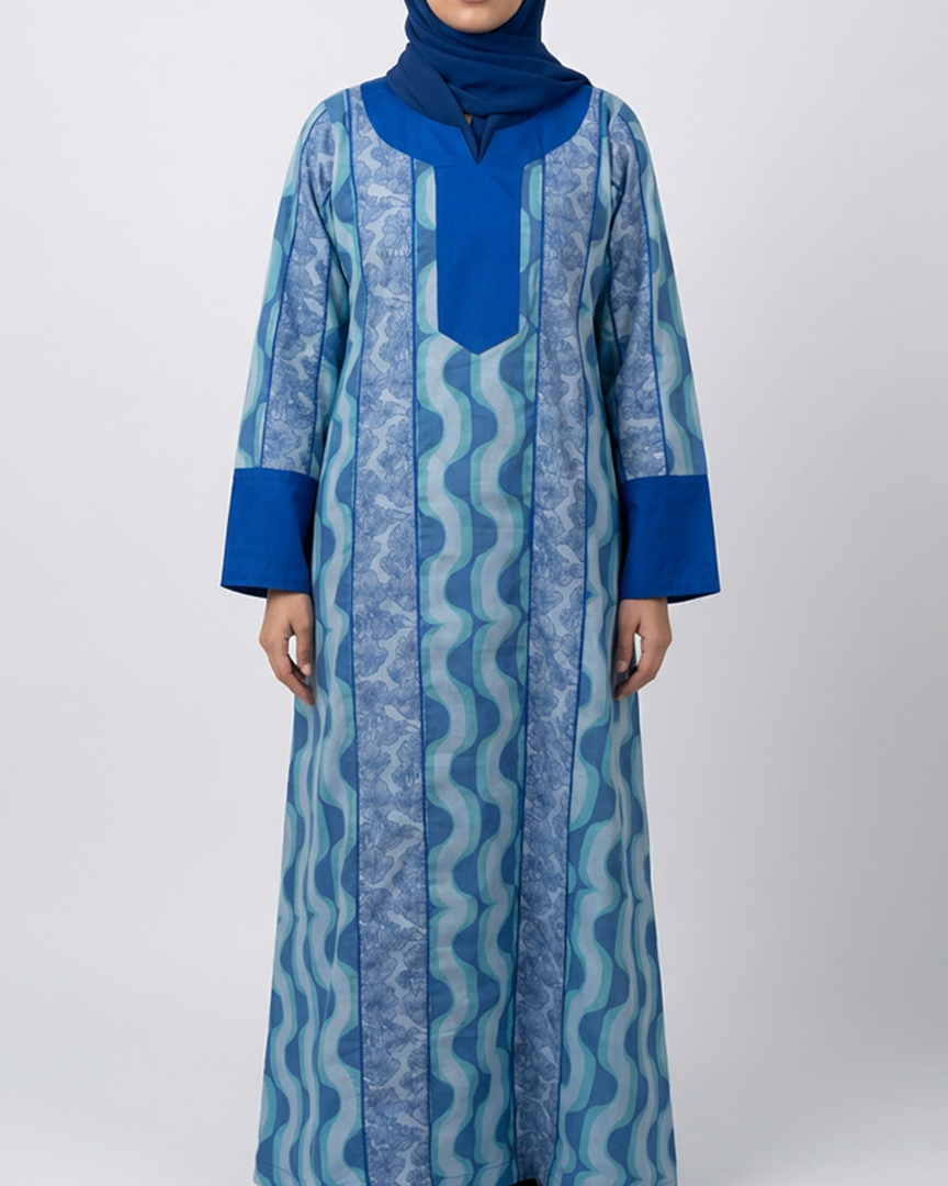 MYAZAA COLLECTION - Blue 1 Jalabiya