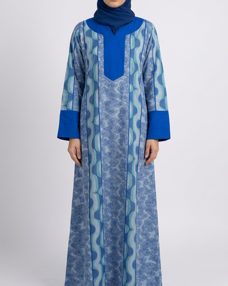 MYAZAA COLLECTION - Blue 2 Jalabiya