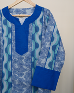 Load image into Gallery viewer, MYAZAA COLLECTION - Blue 2 Jalabiya