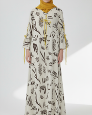 Classic Ribbons Jalabiya M005 - Abstract Print