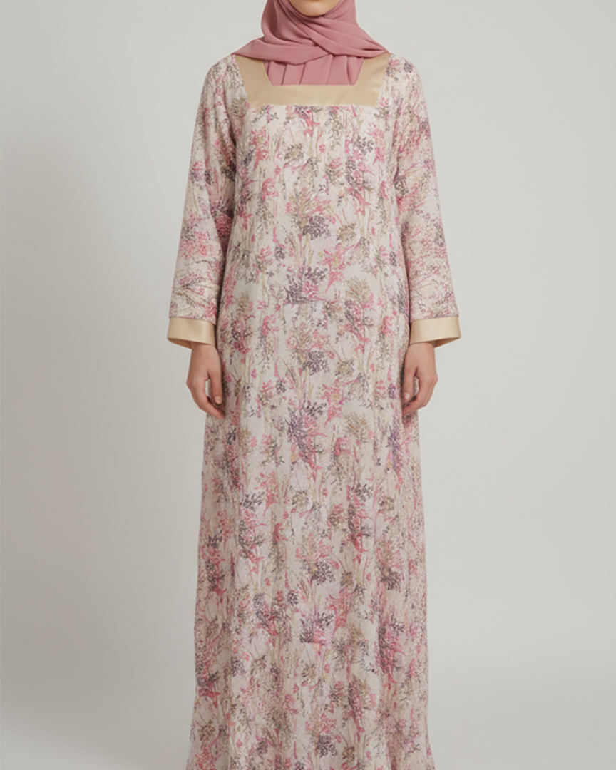 Buttoned Sleeve M002 - Red Golden Leaves