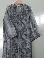 Load image into Gallery viewer, Triple Ribbons  jalabiya M001 - Jacquard Grey
