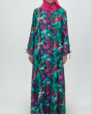 Ribbons Jalabiya M010 - Vibrant Green