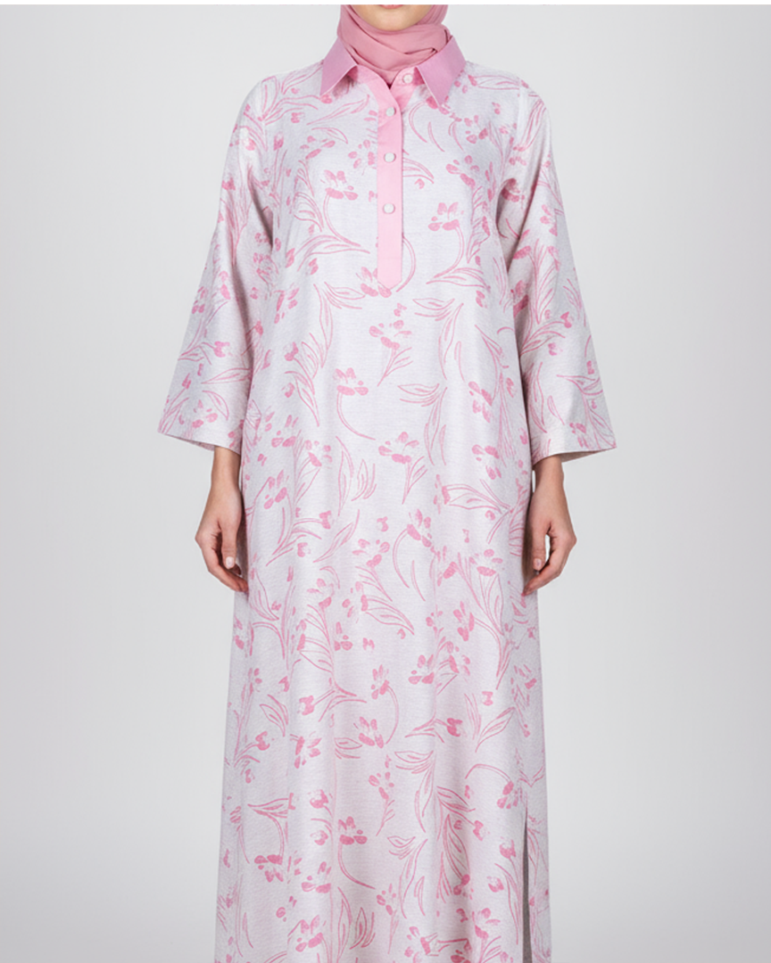 RESORT WEAR - Shirt Collar - Baby Pink