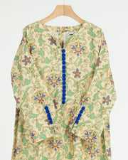 Indian Cotton Decorative Buttons Jalabiya +Shailah - Ottoman Floral