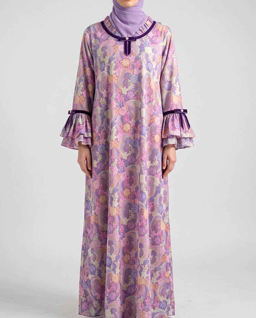 BEDAZZLED COLLECTION - Double Ruffles - Classic Lace Print