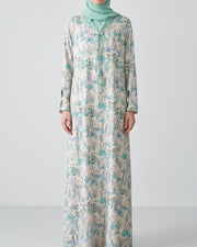 BEDAZZLED COLLECTION - Waves Jalabiya - Pastel Wildflower