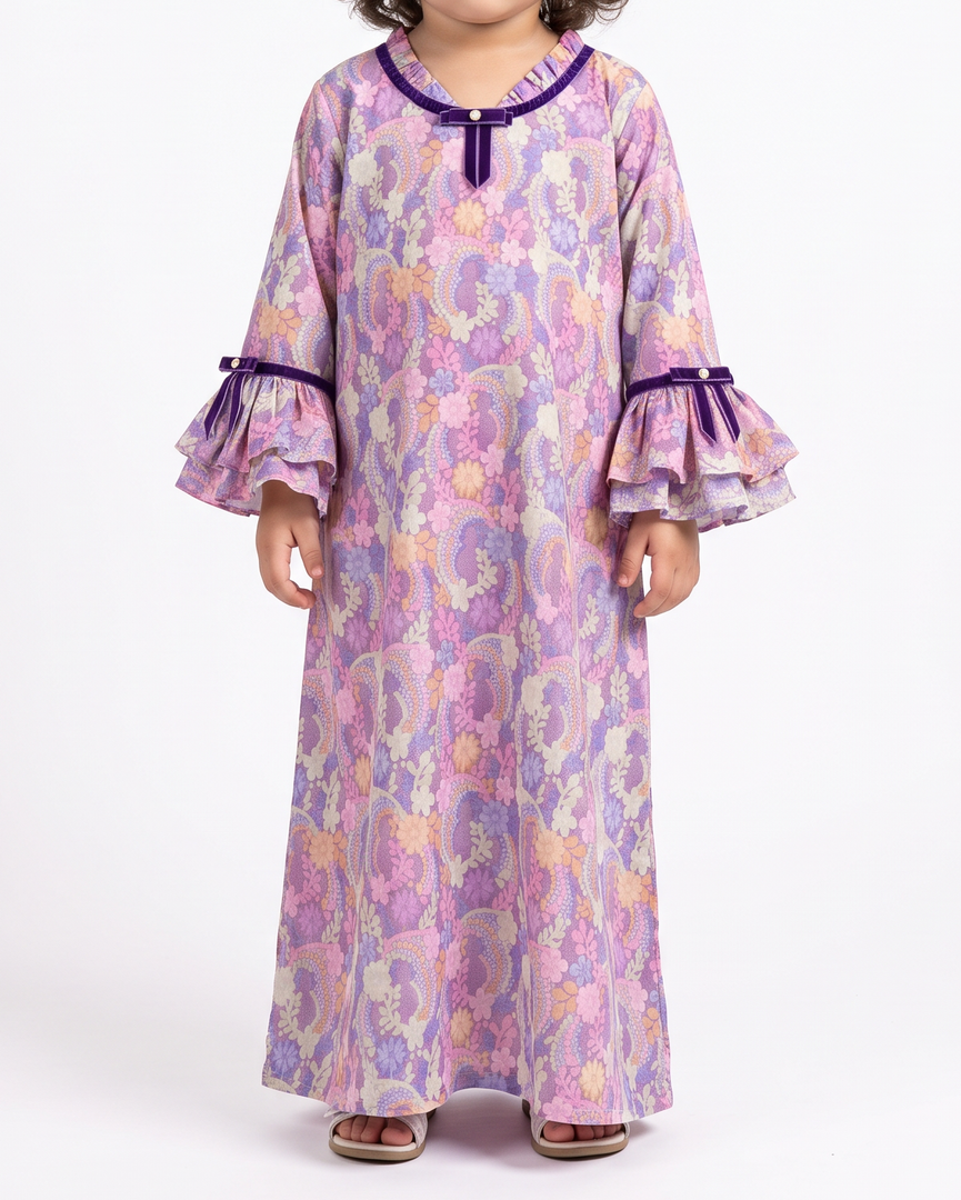 KIDS BEDAZZLED COLLECTION - Double Ruffles - Classic Lace Print