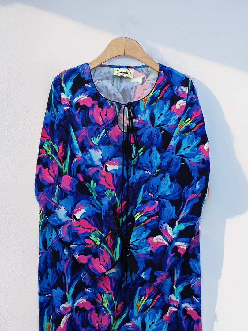 Ribbons Jalabiya M010 - Vibrant Blue